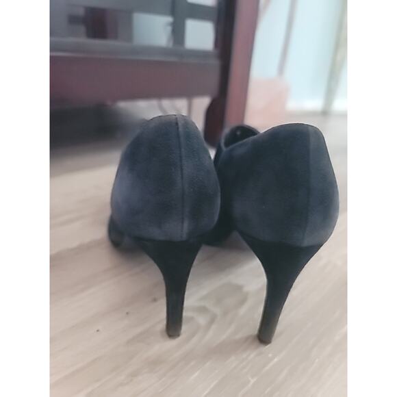 Cole Haan Women's Size 8 Grand OS Signature Black Suede Ankle Boots Stiletto - Picture 7 of 14